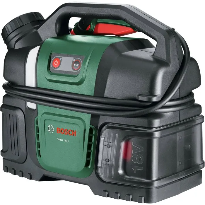 Bosch Fontus 18V-6 Hidrolimpiadora Inalámbrica 18V para Bicicletas - Incluye Batería 2.0Ah AL1820, Cargador y Depósito de 6 Litros - Ref BOS4059952686325