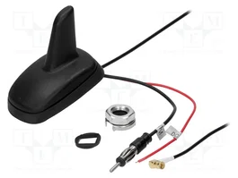 4CARMEDIA Antena Shark para Automóviles AM, FM, GPS