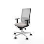 PIQUERAS Y CRESPO Silla de oficina Horna Blanca con mecanismo Sincro