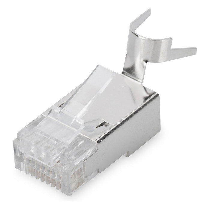 Digitus CAT 6A Modular Plug 8P8C blindado para cable sólido AWG 22-23