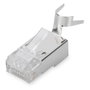 Digitus CAT 6A Modular Plug 8P8C blindado para cable sólido AWG 22-23