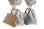DKD Home Decor Figuras de Resina Chica Bolso, Pack de 2