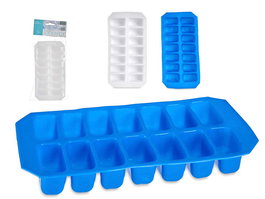 Leknes Cubitera 14 Cubitos Surtidos Colores Azul y Blanco 21.8x11.2x3 cm (Set de 36)