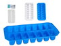 Leknes Cubitera 14 Cubitos Surtidos Colores Azul y Blanco 21.8x11.2x3 cm (Set de 36)