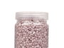 GIFTDECOR Bote de Piedra Metalizada 2-5 mm Rosa 700g