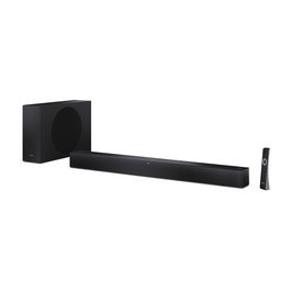 Sharp HT-SBW310 - Barra de Sonido 2.1 Canales con Subwoofer, 330W, DTS Virtual:X, Bluetooth 5.3, HDMI eARC, USB, Negro
