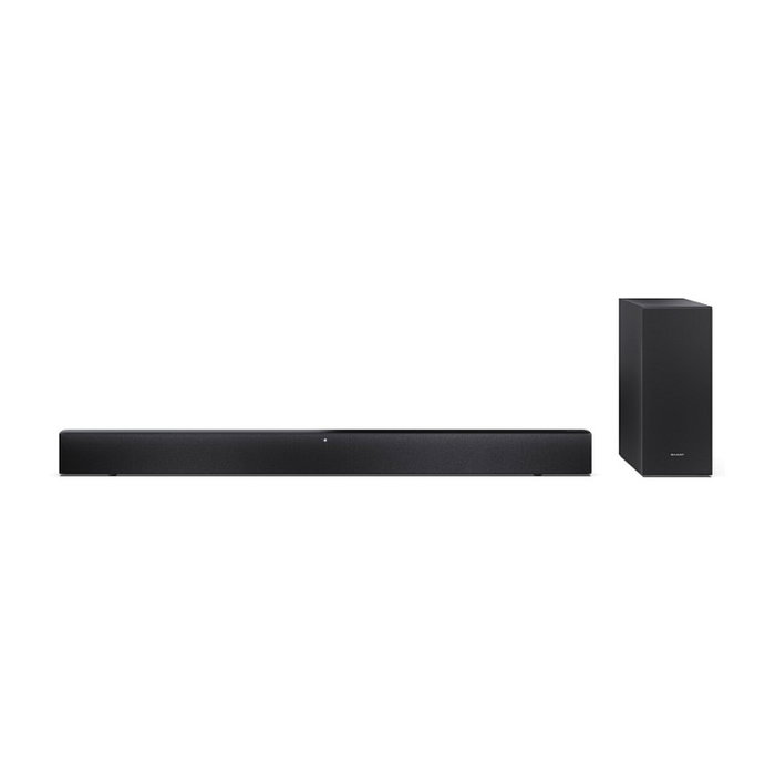 Sharp HT-SBW310 - Barra de Sonido 2.1 Canales con Subwoofer, 330W, DTS Virtual:X, Bluetooth 5.3, HDMI eARC, USB, Negro