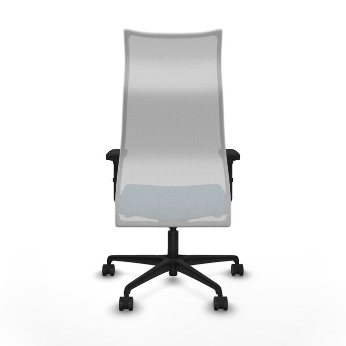 PIQUERAS Y CRESPO Silla Albacete con mecanismo sincro, malla blanca y acabado verde petróleo PIQUERAS Y CRESPO Silla Albacete con mecanismo sincro, malla blanca y acabado verde petróleo