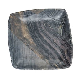 TABLECRAFT - 10020/12 - Pack de 12 unidades - Bandeja cuadrada - 14 x 14,5 cm - Negro