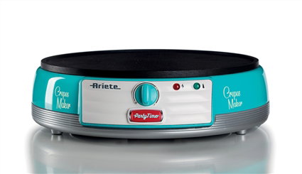 Ariete 202/01 Crepera Party Time Azul Diseño Retro Eléctrica Antiadherente Fácil Uso Compacta Única Ariete 202/01 Crepera Party Time Azul Diseño Retro Eléctrica Antiadherente Fácil Uso Compacta Única