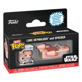 FUNKO Bitty POP! Rides Star Wars Luke Skywalker and Speeder