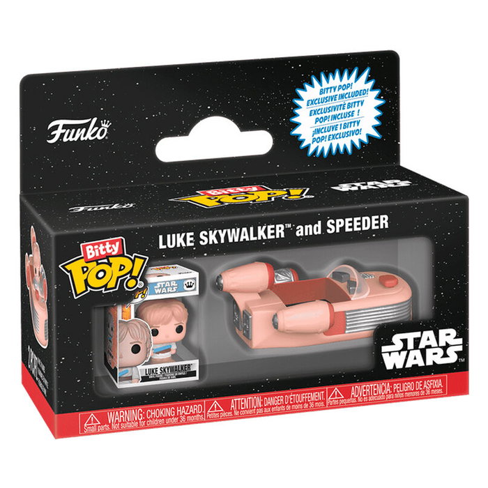 FUNKO Bitty POP! Rides Star Wars Luke Skywalker and Speeder FUNKO Bitty POP! Rides Star Wars Luke Skywalker and Speeder