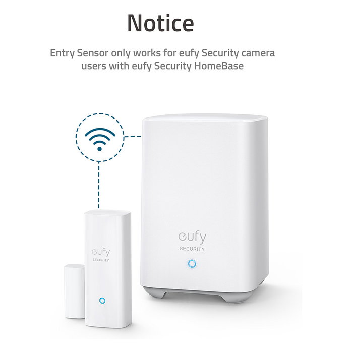 Eufy T89000D4 Sensor de Puerta y Ventana Inalámbrico Blanco Eufy T89000D4 Sensor de Puerta y Ventana Inalámbrico Blanco