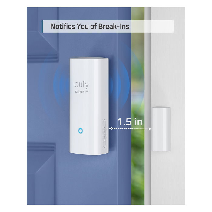 Eufy T89000D4 Sensor de Puerta y Ventana Inalámbrico Blanco Eufy T89000D4 Sensor de Puerta y Ventana Inalámbrico Blanco