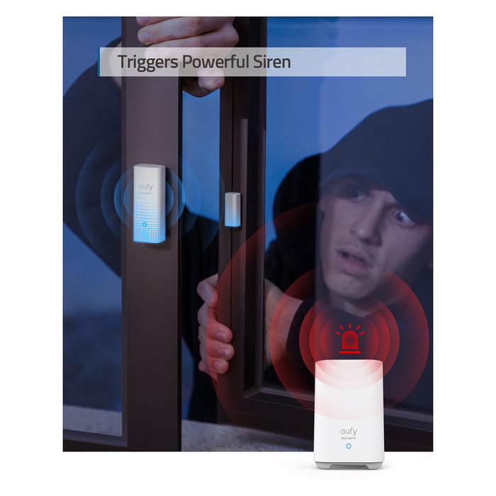 Eufy T89000D4 Sensor de Puerta y Ventana Inalámbrico Blanco Eufy T89000D4 Sensor de Puerta y Ventana Inalámbrico Blanco