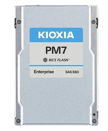 KIOXIA PM7-V 6.4 TB SSD SAS 2.5" Enterprise 22.5 Gbit/s 4200 MB/s Velocidad Lectura, 4100 MB/s Escritura, BiCS FLASH TLC, Hardware Encryption