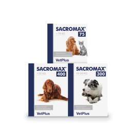 Vetplus Sacromax 75 para Perro/Gato <10kg 30 Sobres