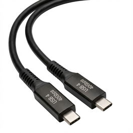 Captiva Cable USB-C a USB-C Negro 1,5m 240W