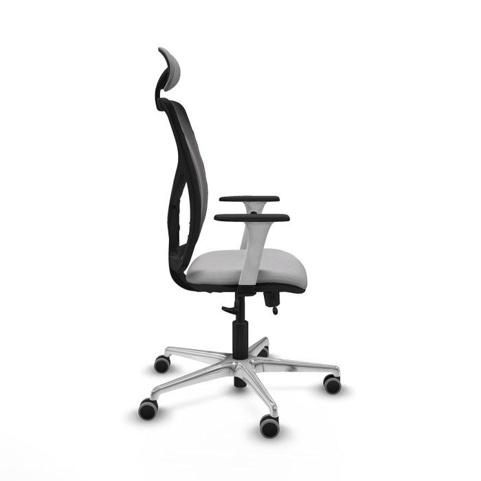 PIQUERAS Y CRESPO Silla de oficina Motilla con mecanismo Sincro/Traslack Gris claro y Negro PIQUERAS Y CRESPO Silla de oficina Motilla con mecanismo Sincro/Traslack Gris claro y Negro