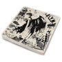 Hermia TAB10297334 Alfombrilla de Cristal (4 Piezas) - Hecha a Mano con Piedra Natural 100% - Elegante y Duradera para Cocina, Baño, Salón