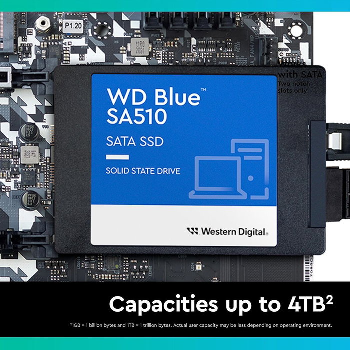 Western Digital Blue SA510 2 TB 2.5" SATA III Western Digital Blue SA510 2 TB 2.5" SATA III