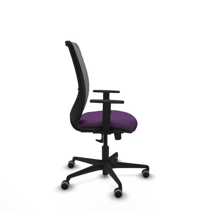 PIQUERAS Y CRESPO Silla de oficina Zulema con mecanismo Sincro, Morado y Gris PIQUERAS Y CRESPO Silla de oficina Zulema con mecanismo Sincro, Morado y Gris