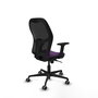 PIQUERAS Y CRESPO Silla de oficina Jorquera Morado y Negro
