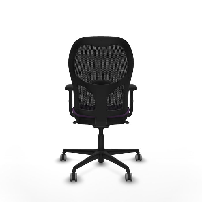 PIQUERAS Y CRESPO Silla de oficina Jorquera Morado y Negro