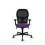 PIQUERAS Y CRESPO Silla de oficina Jorquera Morado y Negro