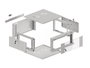 Lanberg Armario Rack de Pared 19 de 4U 600mm Gris