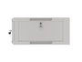 Lanberg Armario Rack de Pared 19 de 4U 600mm Gris