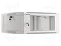 Lanberg Armario Rack de Pared 19 de 4U 600mm Gris
