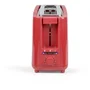 Livoo Tostadora DOD168RC - Ranura larga, 900 W, termostato ajustable de 7 niveles, color rojo