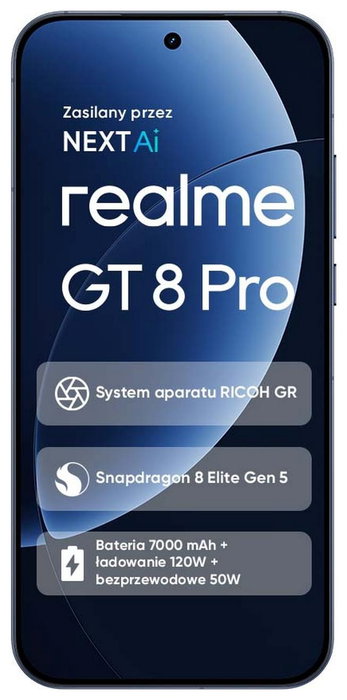 Realme GT 8 Pro 12/256GB Smartphone Android 6.79" Amoled 200MP Azul Urban