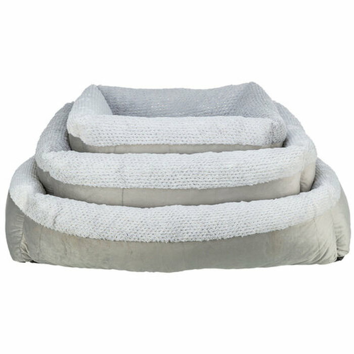 Cama para Perro Trixie Livia Soft Gris 100 x 70 cm Cama para Perro Trixie Livia Soft Gris 100 x 70 cm