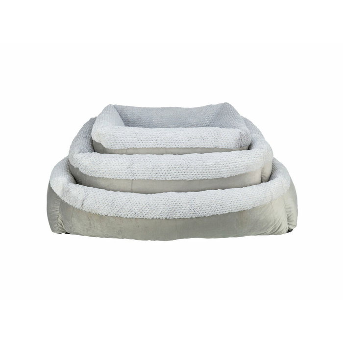 Cama para Perro Trixie Livia Soft Gris 100 x 70 cm Cama para Perro Trixie Livia Soft Gris 100 x 70 cm