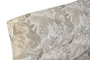 DKD Home Decor Set de 2 Fundas para Cojines de Suelo Hojas Marrón Claro