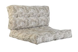 DKD Home Decor Cojin Suelo Terraza Y Jardin Marron Claro 80 x 16 x 120 cm Set de 2