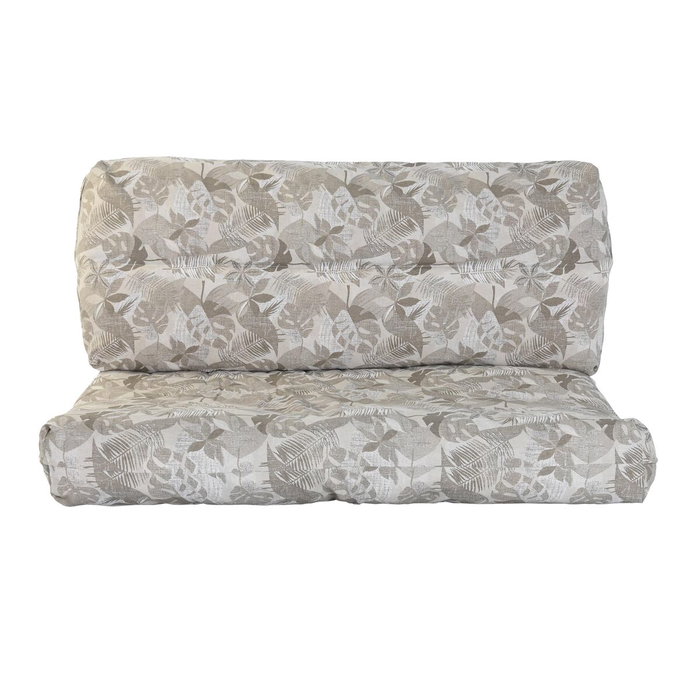 DKD Home Decor Cojin Suelo Terraza Y Jardin Marron Claro 80 x 16 x 120 cm Set de 2