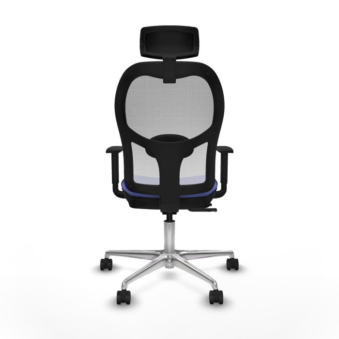 PIQUERAS Y CRESPO Silla de oficina Jorquera con mecanismo Sincro/Traslack, Azul claro y Blanco PIQUERAS Y CRESPO Silla de oficina Jorquera con mecanismo Sincro/Traslack, Azul claro y Blanco