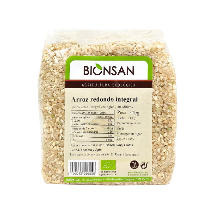 BIONSAN Arroz Redondo Integral ECO 504g BIONSAN Arroz Redondo Integral ECO 504g