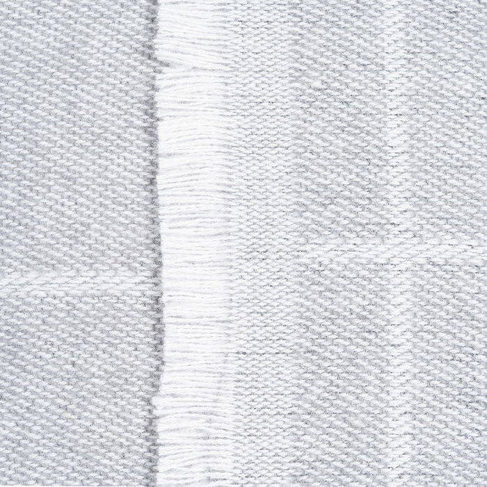 Ixia Cojín Cuadros Gris Perla Algodón 50 x 70 cm