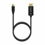 Aisens Cable Conversor Aluminio USB-C a DisplayPort 8K@60Hz, 1.8m, Negro