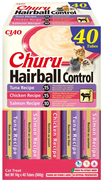 Churu Cat Variedades Hairball 40x14g Churu Cat Variedades Hairball 40x14g