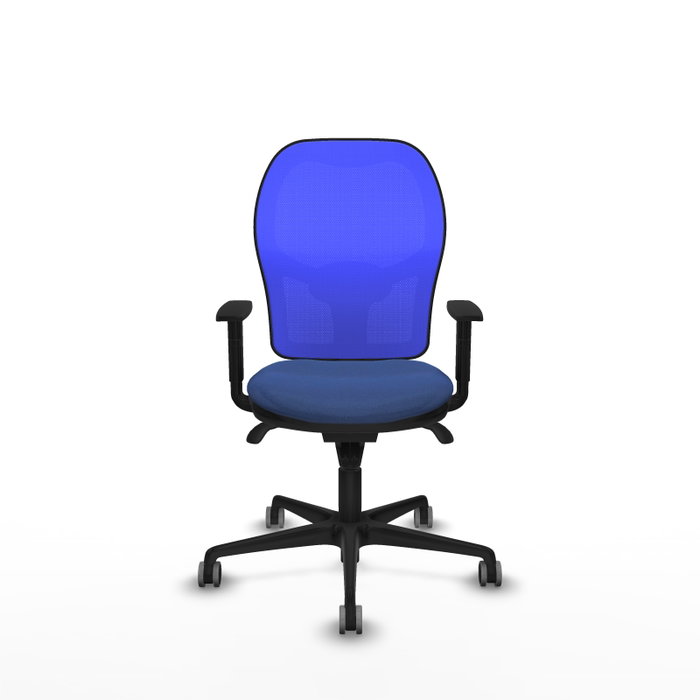 PIQUERAS Y CRESPO Silla de oficina Jorquera con mecanismo Sincro, Azul PIQUERAS Y CRESPO Silla de oficina Jorquera con mecanismo Sincro, Azul