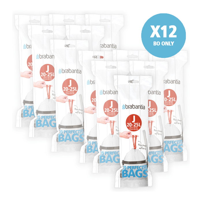 Brabantia 115585 Bolsas de Basura 23 L Blanco 20 Unidades Brabantia 115585 Bolsas de Basura 23 L Blanco 20 Unidades