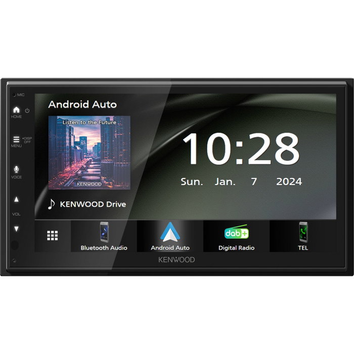 Kenwood DMX5023DAB Autorradio Multimedia 2 DIN 6.8 pulg. Pantalla Táctil Capacitiva
