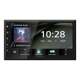 Kenwood DMX5023DAB - Radio multimedia con DAB+ y pantalla táctil para coche - Compatible con Apple CarPlay y Android Auto