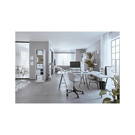 LEITZ Grapadora eléctrica NeXXt Series WOW 5566 blanco perlado