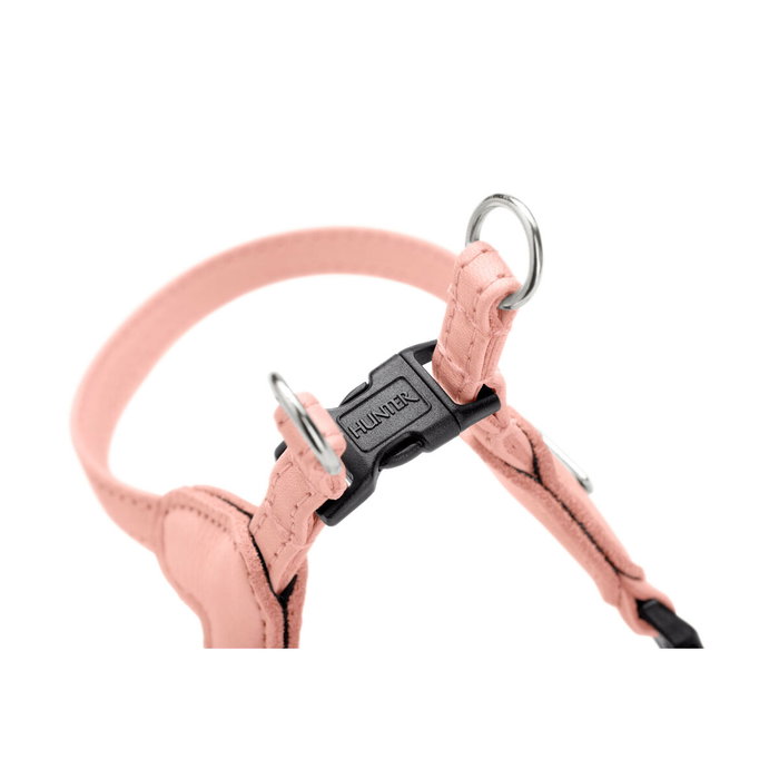 Hunter Arnés Soho Mini XS-S para Perros Pequeños y Cachorros, Ajustable Cuerpo 37-50 cm, Color Rosa